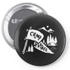 camp vibes Pin-back button