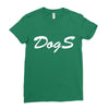 dogs Ladies Fitted T-Shirt