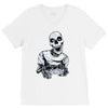 skull gamer V-Neck Tee