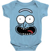 pickle rick face Baby Onesie
