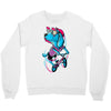 dog biker Crewneck Sweatshirt