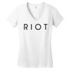riot Women's V-Neck T-Shirt