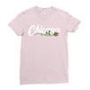 chicana with rose Ladies Fitted T-Shirt