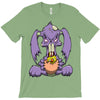 zombie bunny loves brains T-Shirt