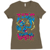 undead zed Ladies Fitted T-Shirt