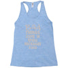 bad things small packages girls Racerback Tank