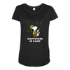 Happiness is Camp Maternity Scoop Neck T-shirt