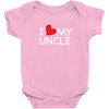 I Love My Uncle Baby Bodysuit