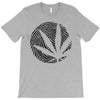 cannabis fingerprinting (black) T-Shirt