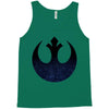 rebel logo with space pattern Tank Top
