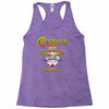 cinco de mayo badass skull Racerback Tank