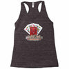 lucky devil gambling cards Racerback Tank