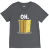 oh hay oh hey girl boy funny pun V-Neck Tee