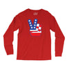 Peace Sign Hand Long Sleeve Shirts