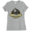 sasquatch hunter Ladies Fitted T-Shirt