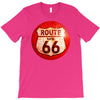 route 66 sign distressed, ideal birthday gift or present T-Shirt