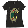 monster (2) Ladies Fitted T-Shirt