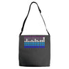 sound activated led el Adjustable Strap Totes
