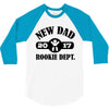 rookie new dad 2017 3/4 Sleeve Shirt