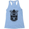 samurai skull Racerback Tank