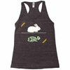 run away! run away! Racerback Tank