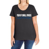 claustrophobia Ladies Curvy T-Shirt