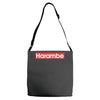 harambe gorilla Adjustable Strap Totes