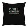 proud autism nephew Throw Pillow