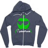 cider (cyder cyber) punk drinking apple west country rough scrumpy Zipper Hoodie