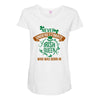 irısh queen Maternity Scoop Neck T-shirt
