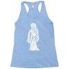 santa muerte blanca Racerback Tank