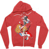 revenge of the damsels Zipper Hoodie