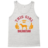 This Girl Loves Her Dalmatian Tank Top