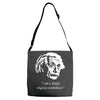 albert einstein's non believer Adjustable Strap Totes