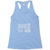 namaste in bed off shoulder Racerback Tank