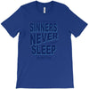 official t shirt mens you me at six sinners never sleep big all sizes T-Shirt