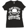 punk rocker from hell Ladies Fitted T-Shirt