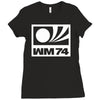wm 74retro deutschland Ladies Fitted T-Shirt