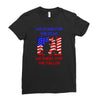we stand for the flag Ladies Fitted T-Shirt