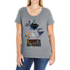 who loves labrador retriever Ladies Curvy T-Shirt