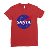 santa nasa Ladies Fitted T-Shirt