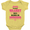 The Best Grammy Was Born In December Baby Onesie