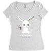 too early (black) Women's Triblend Scoop T-shirt