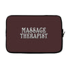 massage therapist Laptop sleeve