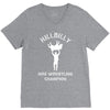 hillbilly hog wrestling champ V-Neck Tee