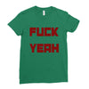 fuck yeah Ladies Fitted T-Shirt