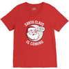 santa claus is coming V-Neck Tee