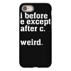 i before e except after c iPhone 8