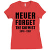 Never Forget The Chemist Ladies Fitted T-Shirt