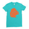 squirrel Ladies Fitted T-Shirt